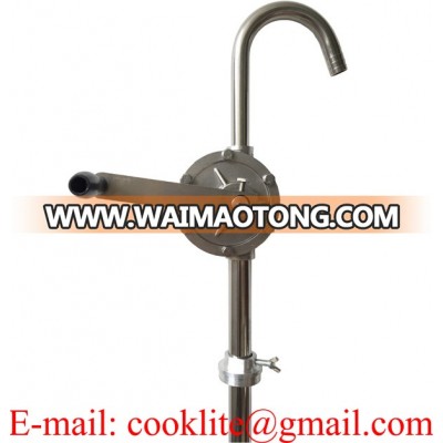 304 Stainless Steel Rotary Chemical Drum Pump with Teflon Seals